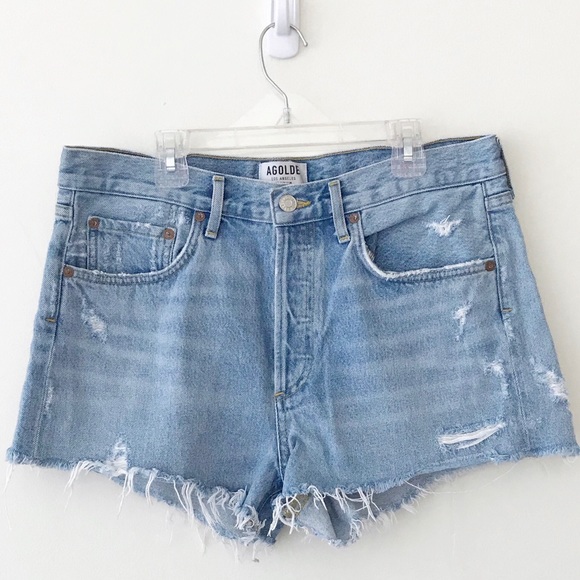 Agolde Pants - AGOLDE Denim Cut Off Shorts